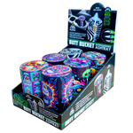 Full Print Butt Bucket Ashtray with LED Light - 6 Pieces Per Retail Ready Display 23784 SMOKEZILLA