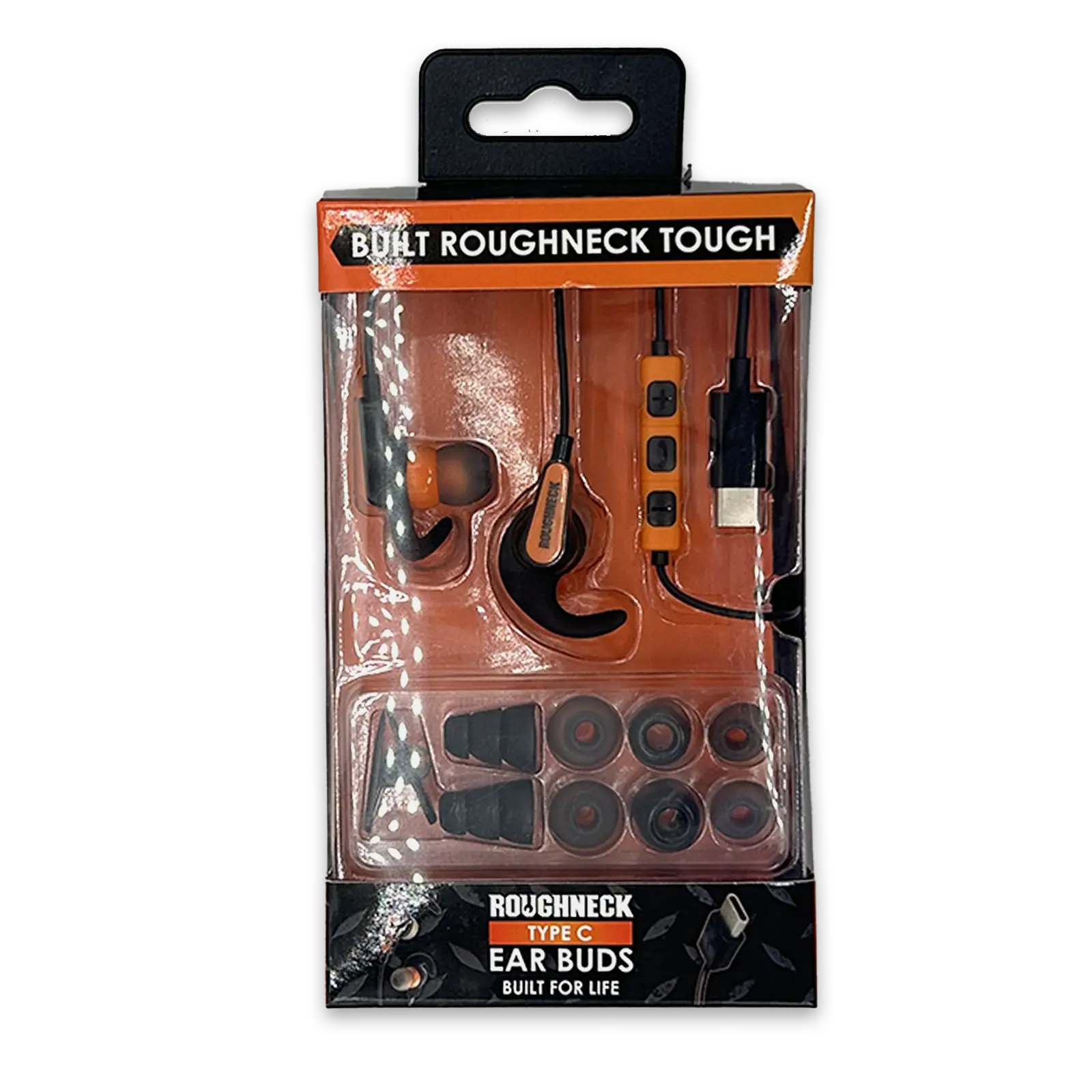 Wired Earbuds with Aux and USB-C Audio Connection - 4 Pieces Per Pack 24231 ROUGHNECK