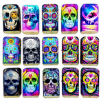 Sugar Skull Dual Torch Lighter - 15 Pieces Per Retail Ready Display 23822 SMOKEZILLA