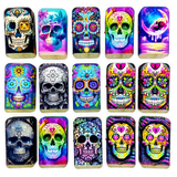Sugar Skull Dual Torch Lighter - 15 Pieces Per Retail Ready Display 23822 SMOKEZILLA