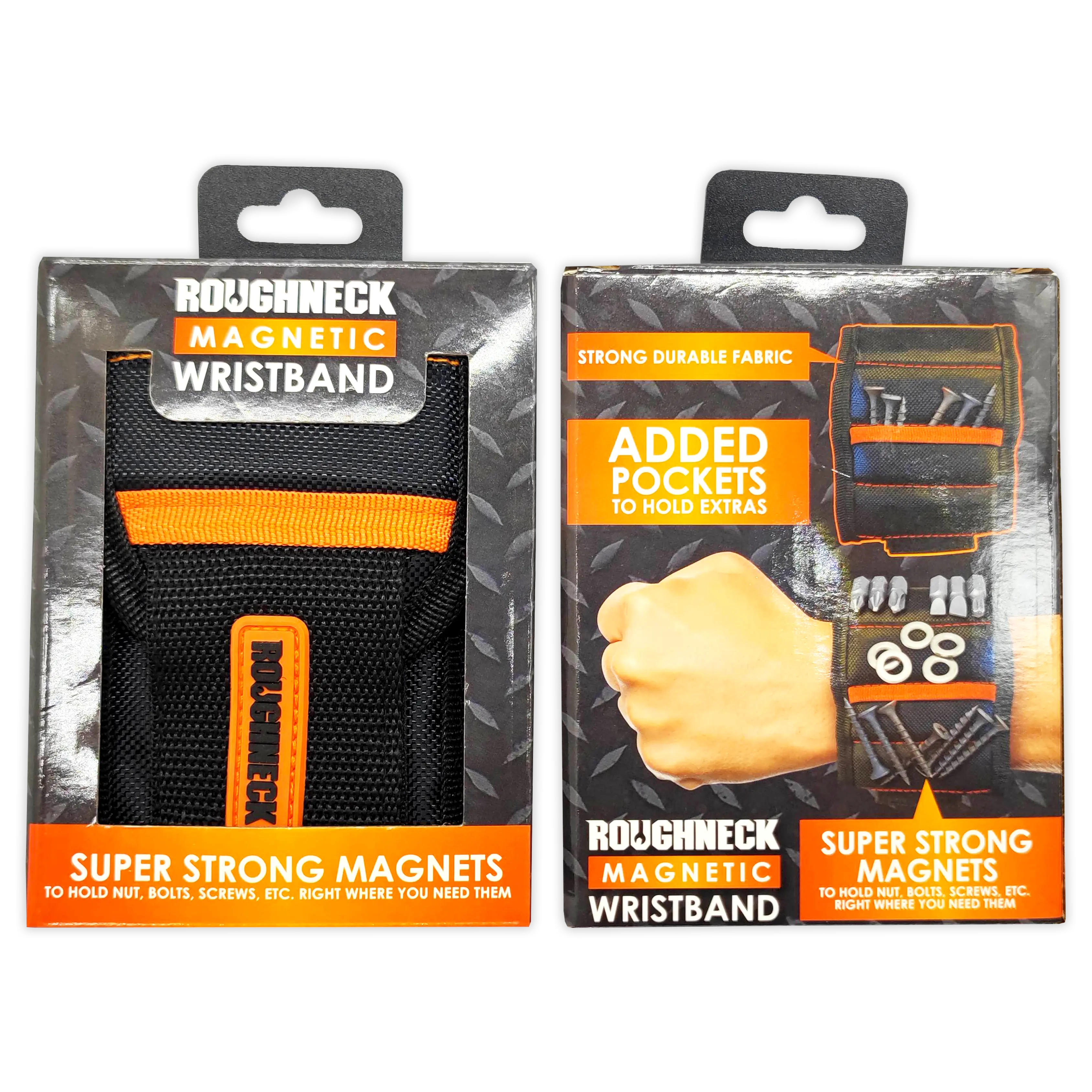 Magnetic Wristband Tool Holder - 6 Pieces Per Retail Ready Display 23863 ROUGHNECK