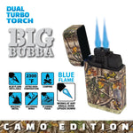 Camo Torch Tower – 3 Tier Metal Countertop Assortment - 39 Pieces Per Retail Ready Display 88671 TORCH BLUE