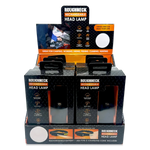 Headlamp Flashlight with Motion Sensor - 6 Pieces Per Retail Ready Display 23977 ROUGHNECK