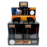 Headlamp Flashlight with Motion Sensor - 6 Pieces Per Retail Ready Display 23977 ROUGHNECK