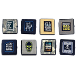 Canvas and Metal Cigarette Case with Hinge - 8 Pieces Per Retail Ready Display 23985 SMOKEZILLA