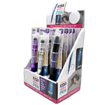 Light Up Glitter Pen with LED Light - 12 Pieces Per Retail Ready Display 23993 NOVELTY INC