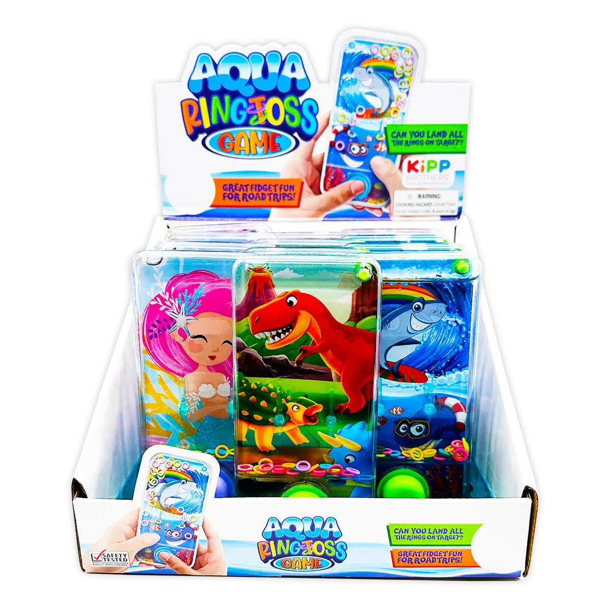 Aqua Ring Water Toss Game - 12 Pieces Per Retail Ready Display 23999 KIPP BROTHERS