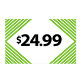 Merchandising Fixture - $24.99 Retail Tag 25 Per Pack 978540