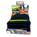 Cuffed Knit Hat Beanie with LED Strip Light - 6 Pieces Per Retail Ready Display 24055 ROUGHNECK