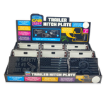 Trailer Hitch Plate Insert - 6 Pieces Per Retail Ready Display 24069 CAR VIBEZ