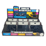 Trailer Hitch Plate Insert - 6 Pieces Per Retail Ready Display 24069 CAR VIBEZ