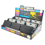 Trailer Hitch Plate Insert - 6 Pieces Per Retail Ready Display 24069 CAR VIBEZ