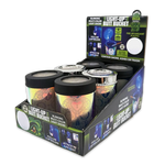 Light Show Butt Bucket Ashtray with Multi-Color LED Lights - 6 Pieces Per Retail Ready Display 24111 SMOKEZILLA