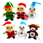 Christmas Belly Popz Plush Toy - 6 Pieces Per Display 24200 KIPP BROTHERS