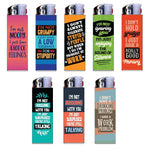 Sarcastic Light Up Curve Lighter - 30 Pieces Per Retail Ready Display 24333 SMOKEZILLA