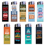 Sarcastic Light Up Curve Lighter - 30 Pieces Per Retail Ready Display 24333 SMOKEZILLA