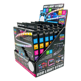 Mood Light Strip USB with Remote 16FT - 6 Pieces Per Retail Ready Display 24338 CAR VIBEZ