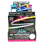 Mood Light Strip USB with Remote 16FT - 6 Pieces Per Retail Ready Display 24338 CAR VIBEZ