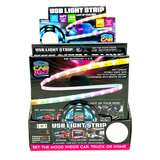 Mood Light Strip USB with Remote 16FT - 6 Pieces Per Retail Ready Display 24338 CAR VIBEZ