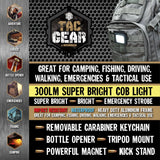Tactical Tool with LED Clip Light - 6 Pieces Per Retail Ready Display 24345 TAC GEAR