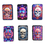 Metal Glow in The Dark Flip Torch Lighter - 12 Pieces Per Retail Ready Display 24370 SMOKEZILLA