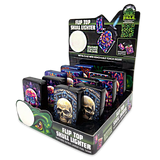 Metal Glow in The Dark Flip Torch Lighter - 12 Pieces Per Retail Ready Display 24370 SMOKEZILLA
