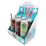 Insulated 24 Oz Rhinestone Tumbler Cup - 6 Pieces Per Retail Ready Display 24374 ROUGHNECK