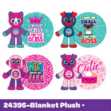 Wholesale Kids Blanket Plush - 8 Pieces Per Display 24395 KIPP BROTHERS