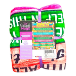 Family Printed Blanket - 6 Pieces Per Retail Ready Display 24413 KIPP BROTHERS