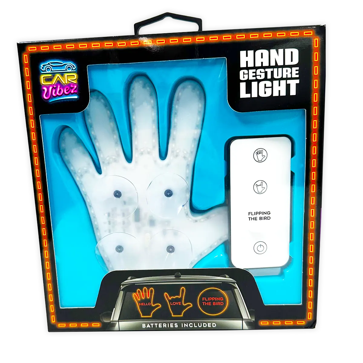 Waving Hand Car Accessories Assortment Floor Display - 18 Pieces Per Retail Ready Display  88537 NOVELTY INC