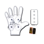Hand Gesture Lighted Suction Cup Mount Sign with Remote - 6 Pieces Per Retail Ready Display 24454 CAR VIBEZ