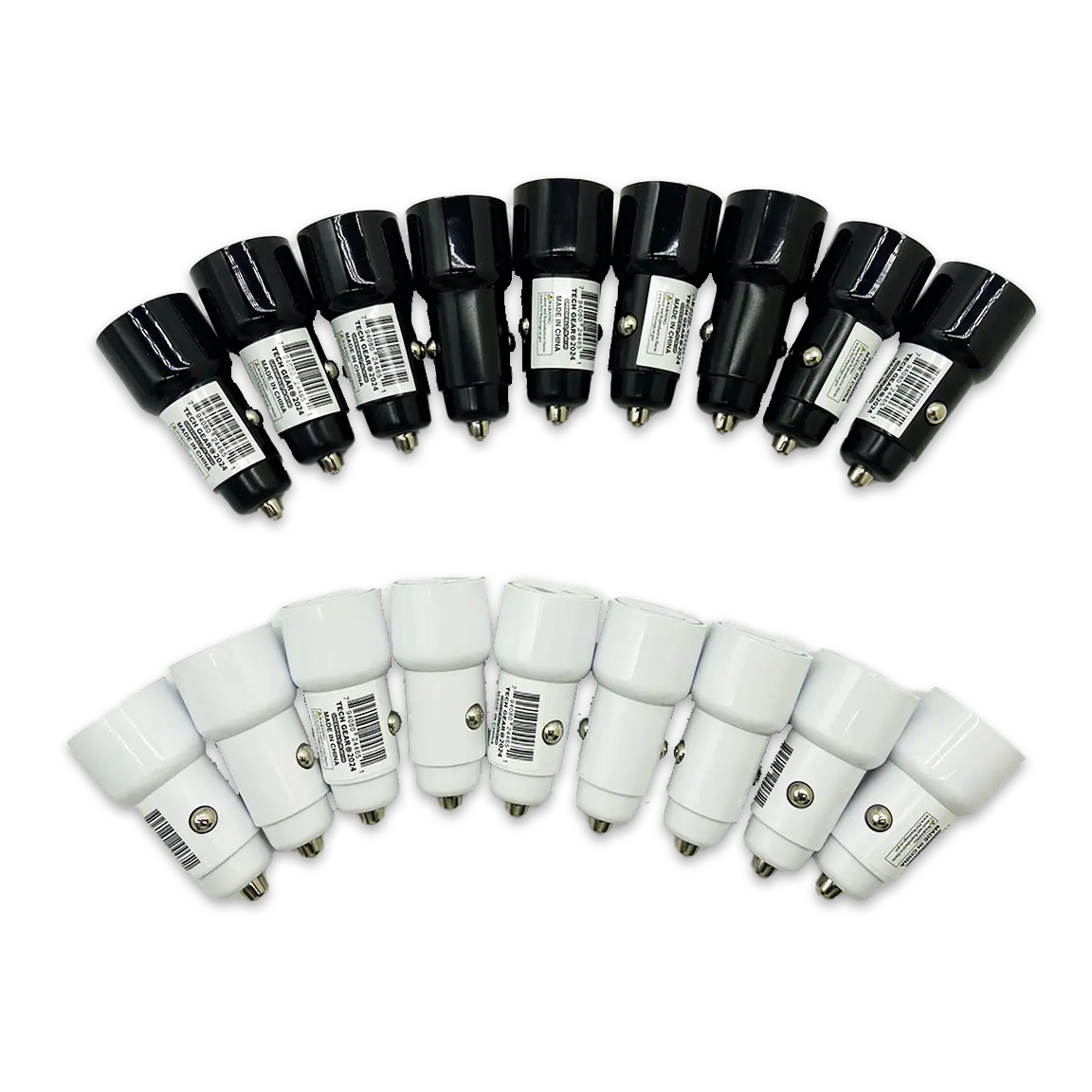 Car Charger Dual Port USB / USB-C 20 Watts - 18 Pieces Per Pack 24465 NOVELTY INC