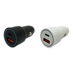 Car Charger Dual Port USB / USB-C 20 Watts - 18 Pieces Per Pack 24465 NOVELTY INC