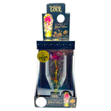 Jumbo Rose Glass Keepsake - 2 Pieces Per Retail Ready Display 24546 KIPP BROTHERS