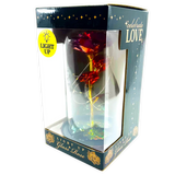 Jumbo Rose Glass Keepsake - 2 Pieces Per Retail Ready Display 24546 KIPP BROTHERS
