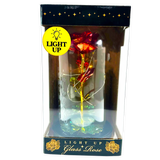 Jumbo Rose Glass Keepsake - 2 Pieces Per Retail Ready Display 24546 KIPP BROTHERS