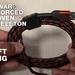 Charging Cable USB 3 in 1 Multi-Head USB-C / Micro USB / Lightning 10FT - 3 Pieces Per Pack 24561 ROUGHNECK