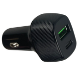 Car Charger Dual USB / USB-C 38 Watts - 3 Pieces Per Pack 24562 CAR VIBEZ
