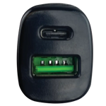 Car Charger Dual USB / USB-C 38 Watts - 3 Pieces Per Pack 24562 CAR VIBEZ
