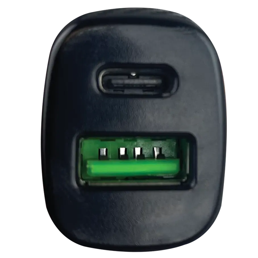 Car Charger Dual USB / USB-C 38 Watts - 3 Pieces Per Pack 24562 CAR VIBEZ