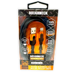 Charging Cable Roughneck USB to Lightning 10FT 2.4 Amp - 3 Pieces Per Pack 24567 ROUGHNECK