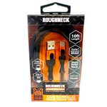 Charging Cable Roughneck USB to USB-C 10FT 2.4 Amp - 3 Pieces Per Pack 24569 ROUGHNECK