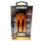 Charging Cable Roughneck USB-C to USB-C 10FT 2.4 Amp - 3 Pieces Per Pack 24571 ROUGHNECK