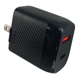 AC Wall Charger Dual USB / USB-C Ports 20 Watts - 3 Pieces Per Pack 24573 CAR VIBEZ