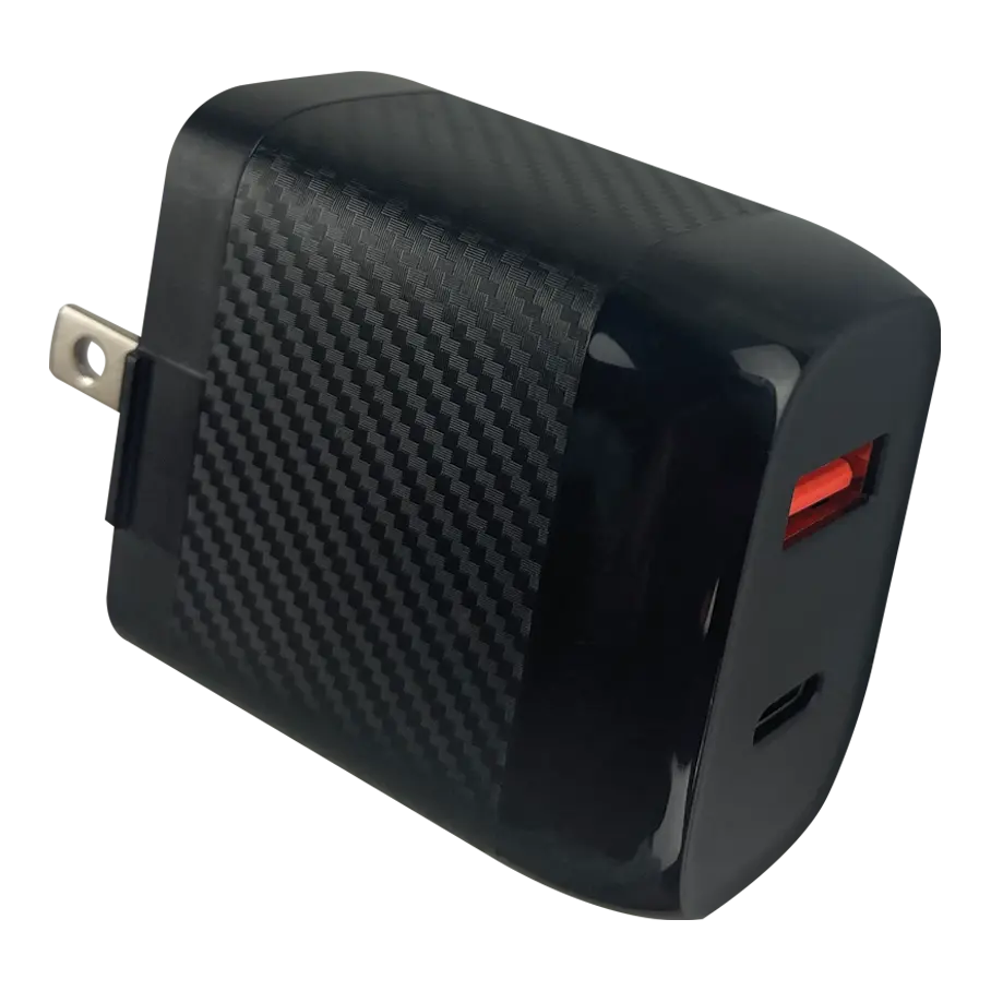 AC Wall Charger Dual USB / USB-C Ports 20 Watts - 3 Pieces Per Pack 24573 CAR VIBEZ