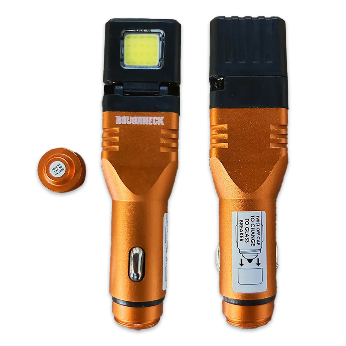 Car Charger USB Port with Flashlight Multi-Tool 2 Amp - 3 Pieces Per Pack 24591 ROUGHNECK