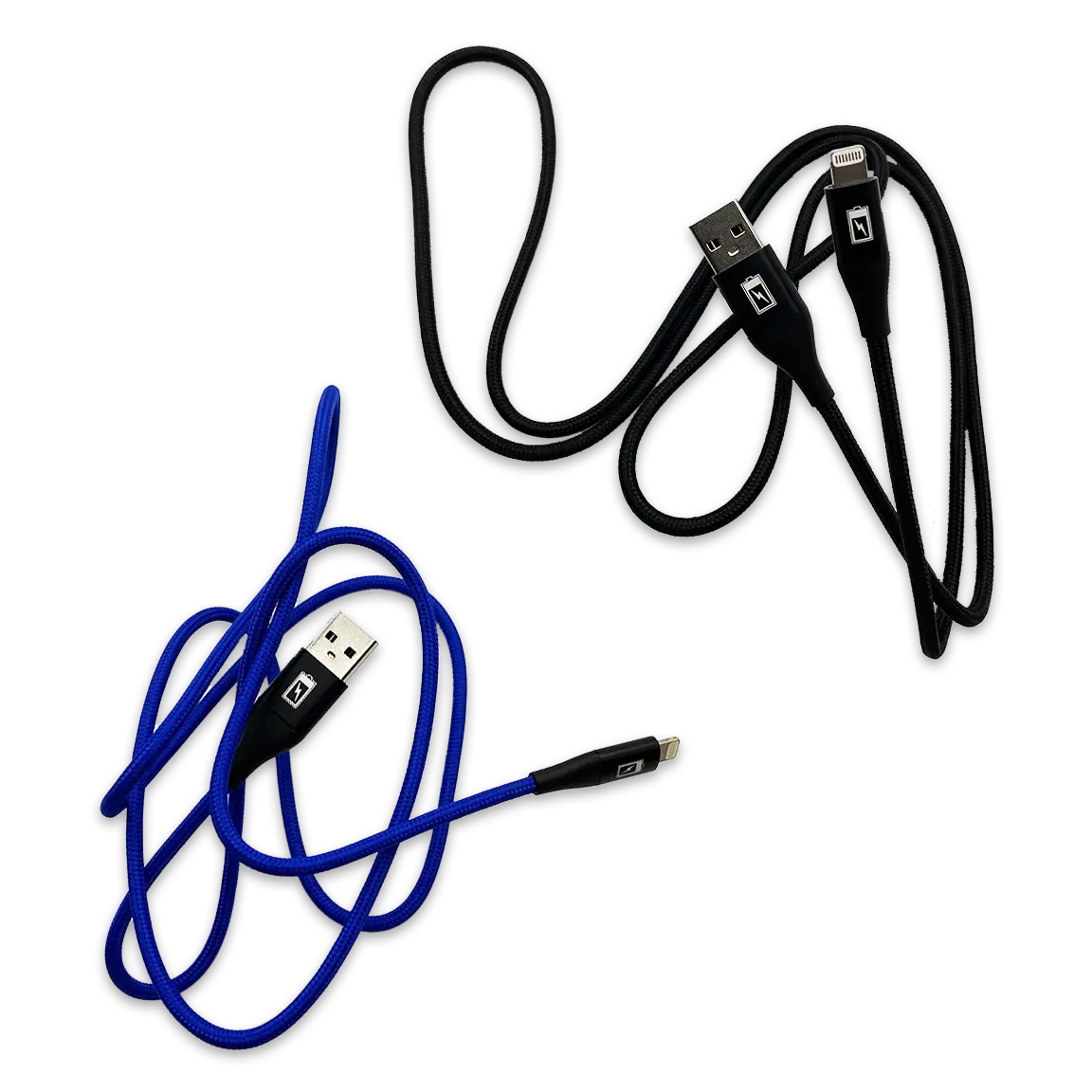 Charging Cable Nylon Braided USB to Lightning 4FT 2.4 Amp - 3 Pieces Per Pack 24603 GADGET GEAR