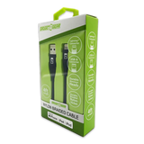 Charging Cable Nylon Braided USB to Lightning 4FT 2.4 Amp - 3 Pieces Per Pack 24603 GADGET GEAR
