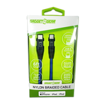 Charging Cable Braided Nylon USB-C to Lightning 6FT 2.4 Amp - 3 Pieces Per Pack 24606 GADGET GEAR