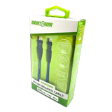 Charging Cable Braided Nylon USB-C to Lightning 6FT 2.4 Amp - 3 Pieces Per Pack 24606 GADGET GEAR